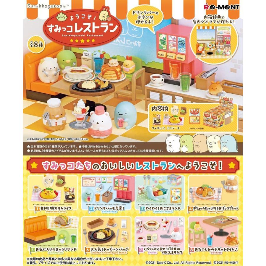 リーメント ようこそ! すみっコレストラン 全8種類 全種セット