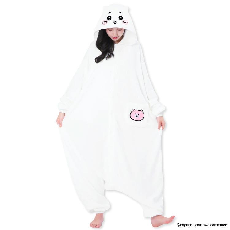 着ぐるみ ちいかわ ハチワレ うさぎ 珊瑚マイヤー フリース 大人用