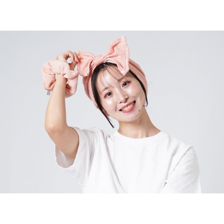 サウナターバン 刺子 オレンジ 九櫻 お風呂 銭湯 柔道着 ヘアバンド