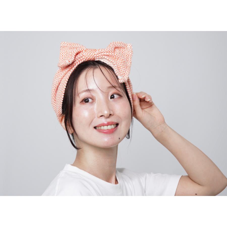 サウナターバン 刺子 オレンジ 九櫻 お風呂 銭湯 柔道着 ヘアバンド
