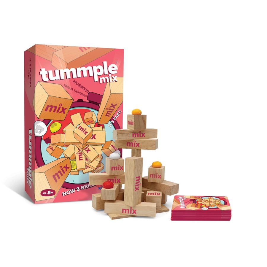 tummple mix タンプルミックス 戦略的バランスゲーム 家族で遊べる 誕生日プレゼント ボードゲーム 学習ゲーム : HRCO ...