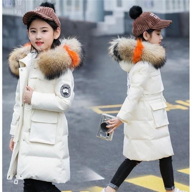 ダウンコート 女の子 子ども 子供服 ロングコート 男の子 ダウンジャケット アウター 秋 冬 フード付き ジュニア 防寒 ファー付き Supersport Tn