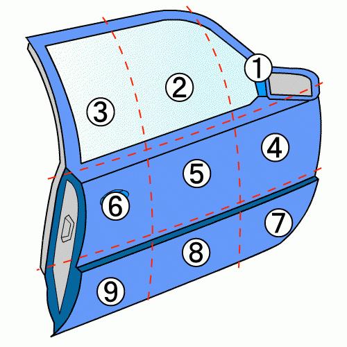 ランチア  右フロントドア 845  49131｜hrk-j-parts｜06