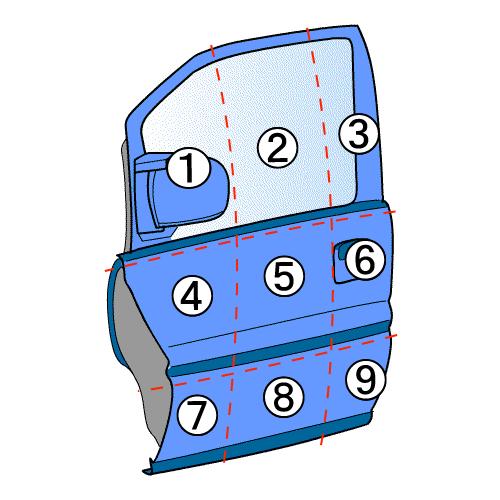 ＣＸ−７ CBA-ER3P 左フロントドア A3F  75583｜hrk-j-parts｜06