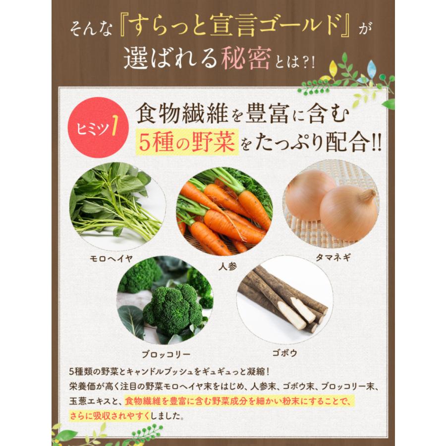 すらっと宣言ゴールド (3123) 1袋 180粒 約1ヶ月分サプリ サプリメント