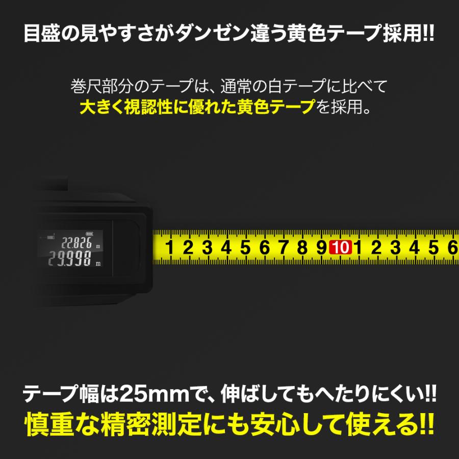 Voice レーザー巻尺 Vc Lm レーザー測定距離40m 巻尺測定距離5m コンベックス 小型 軽量 屋外 測量 距離計測器 Vc Lm Voice公式 Yahoo ショッピング店 通販 Yahoo ショッピング