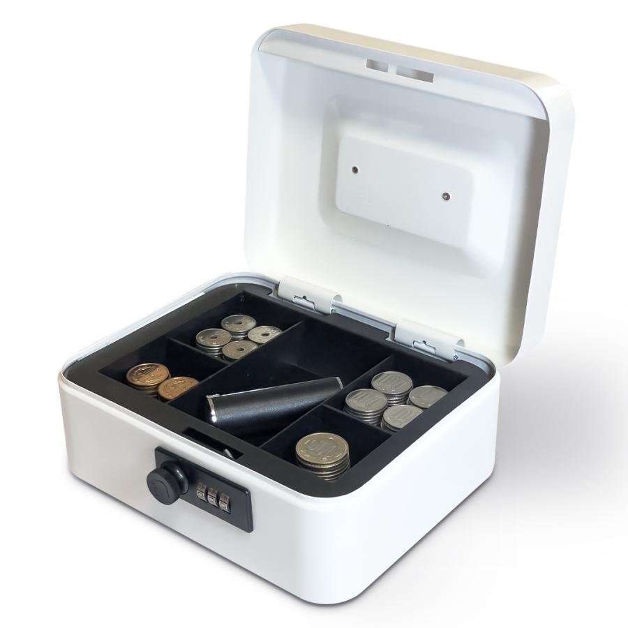 VOICE 手提げ金庫 ダイヤル式ロック A6 スチール収納ボックス 家庭用 オフィス用 店舗用 防犯金庫 暗証番号 防犯 盗難防止 保管 事務用品 VSB-3 |  | 09