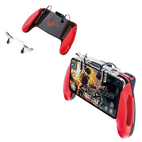 エレコム 荒野行動/PUBG Mobile スマホ用ゲームコントローラー 4ボタン  