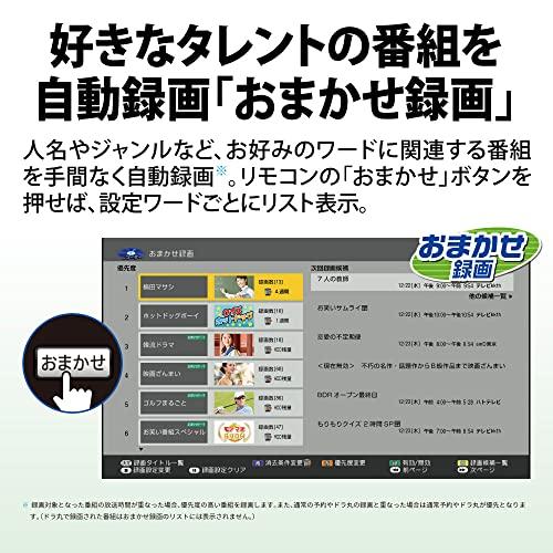 シャープ 2TB 2チューナー AQUOS ブルーレイレコーダー 2B-C20EW1