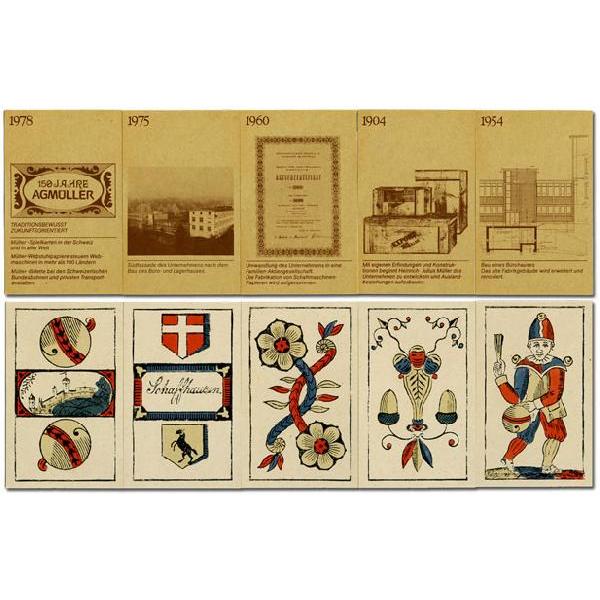 150年前のトランプデザイン【150JAHRE AGMuller】 AGM 150周年記念