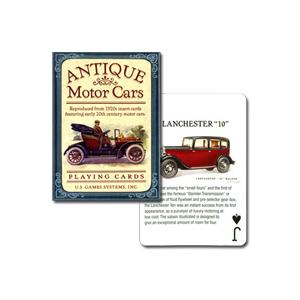 ヴィンテージトランプ　アンティークモーターカー　絶版品 1920年代、夢を乗せて走っていた名車たち【往年のクラシックカー