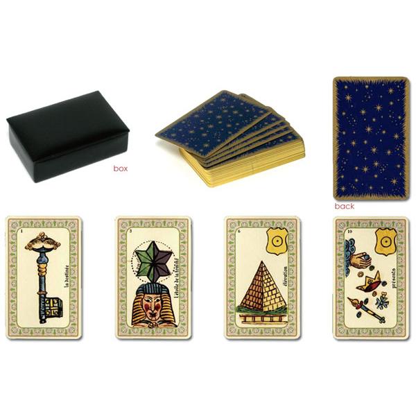 【正規品】歴史あるフランスデッキを元にした現代版✨オラクルベリーヌ✨海外限定 オラクルカード/オラクル・ベリーヌ デラックス金付 : HERITAGE