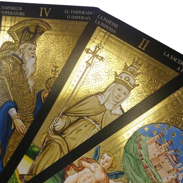 タロットカード ゴールデン・ビスコンティ・タロット（大アルカナのみ