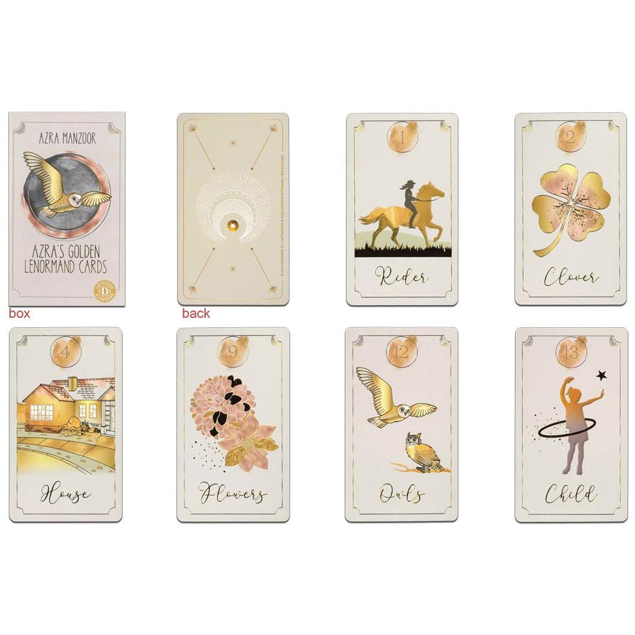 AZRA'S GOLDEN LENORMAND CARDS アズラズ・ゴールデン・ルノルマン