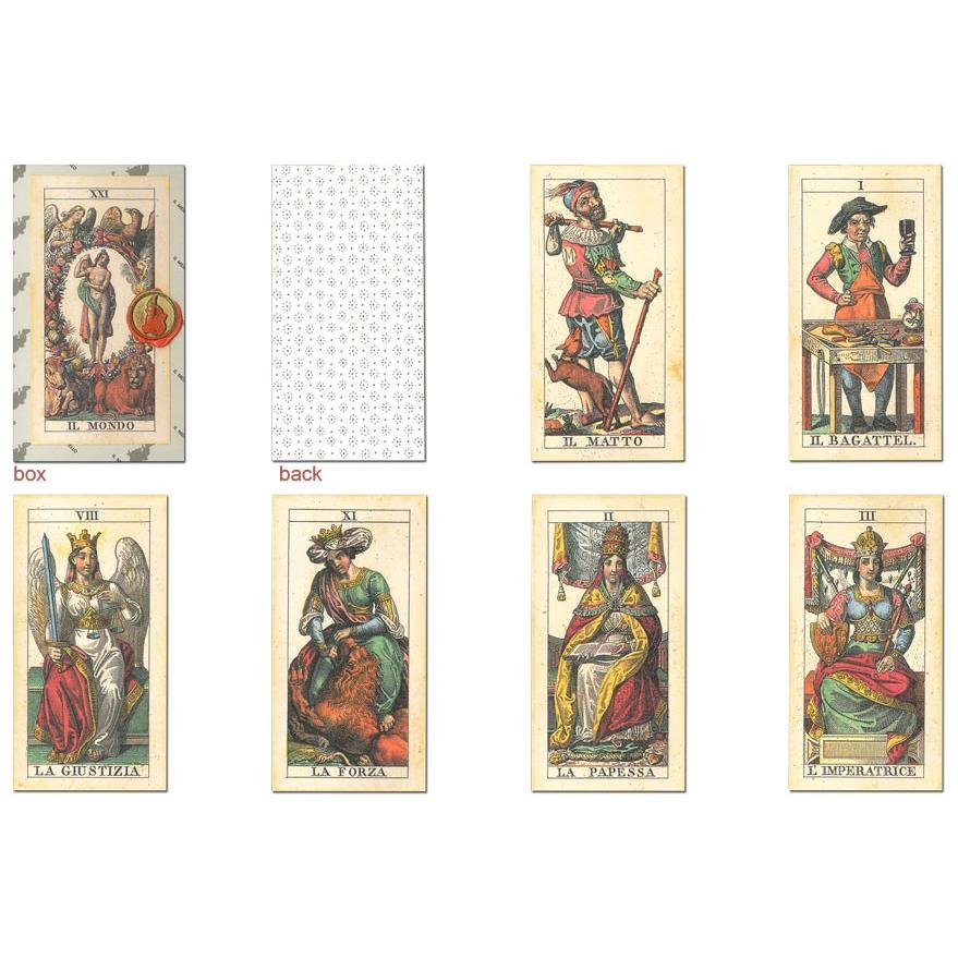 正規品 TAROCCO \"SOPRAFINO\" ソプラフィーノ タロットカード Amazon.co.jp: タロッコ ソプラフィーノ 19世紀に発行されたタロット