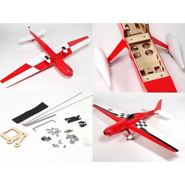 HobbyKing Invictus EF-1 Pylon Racer Balsa 1288mm - Red (ARF)★ホビーショップ青空 ...