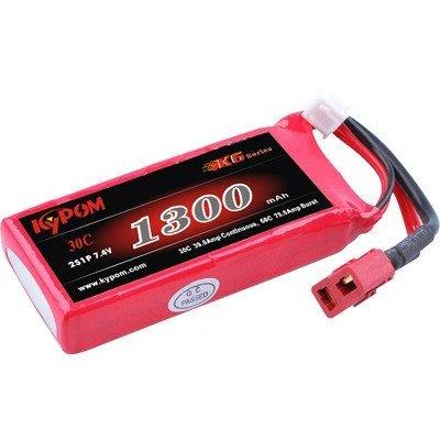 Kypom K6 7.4V 1300mAh 30C60C リポ バッテリー★ホビーショップ青空（Yahoo!・ホビーショップ青空）
