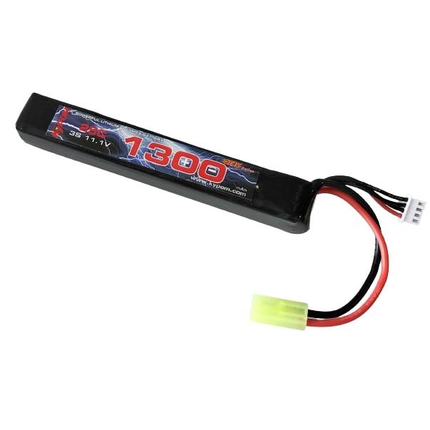 ぷーぽむ様確認用 Kypom S電動ガン 11.1V 1300mAh 25C50C リポ☆ミニタミヤ コネクター