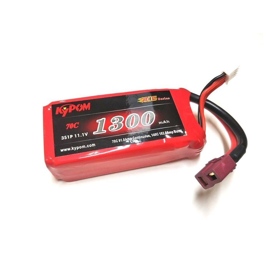 Kypom K6 11.1V 1300mAh 70C140C リポ バッテリーリポ リチウム