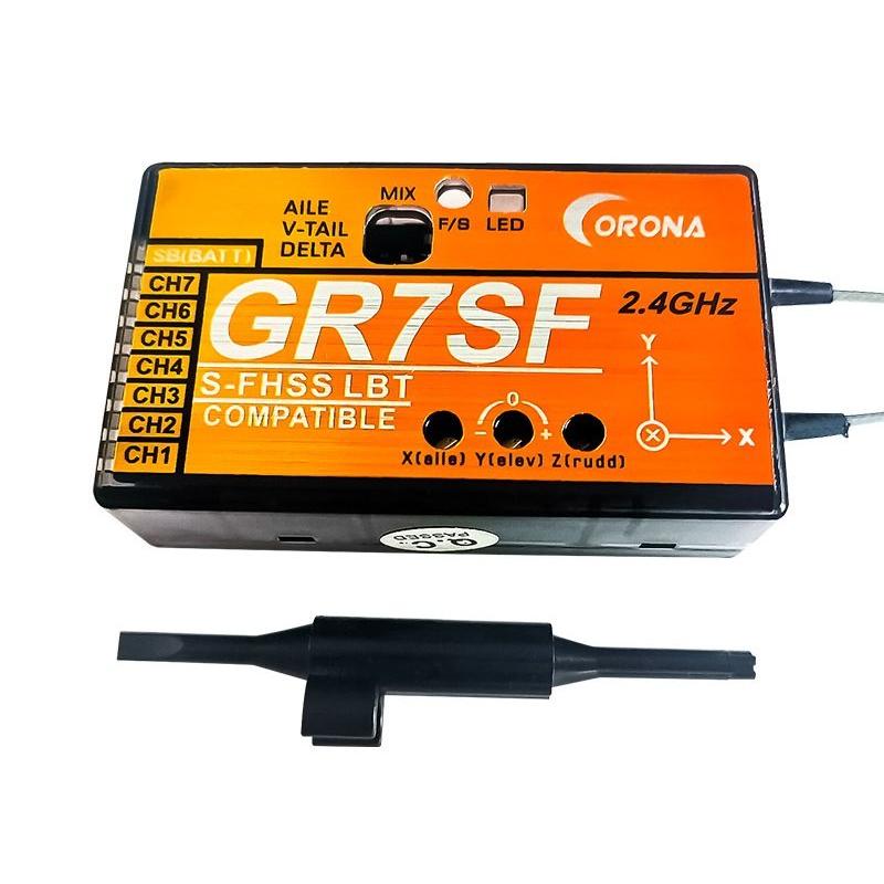 Corona S-FHxx 2.4GHz GR7SF 7ch 3軸ジャイロ フタ社 互換 受信機 T6J