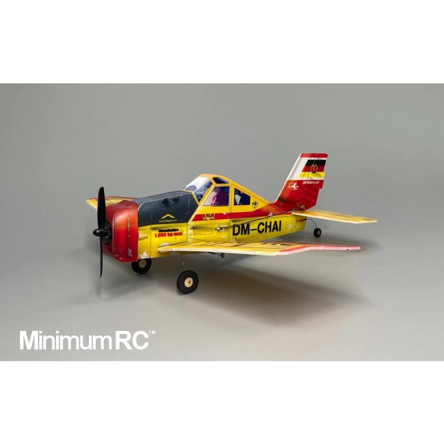 Minimumrc Pzl-106 農業航空機 320mm ラジコン キット 飛行機 サーボ