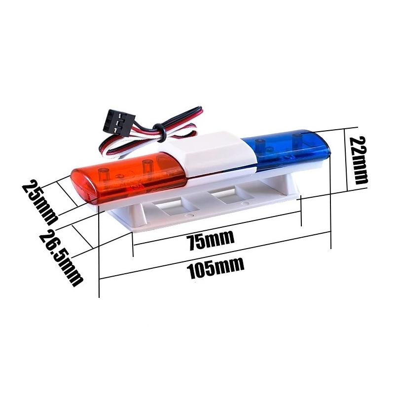 no34 パトカー ライト 点滅回転灯 LED 警告等パトロールライト 警察