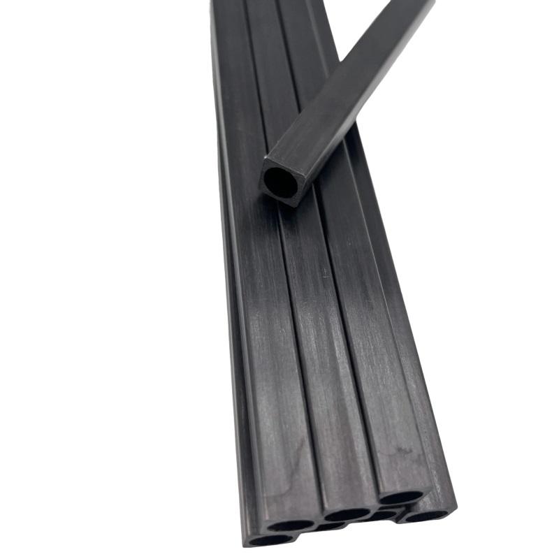 4本セット 角材 カーボン 2.5 x 500mm 内径 1.5mm パイプ ロッド 中空 