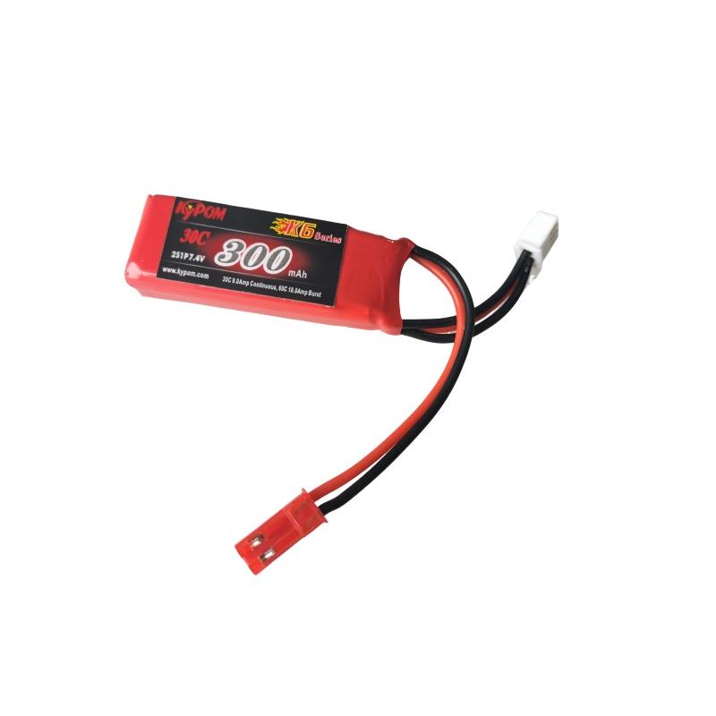 no2 Kypom K6 7.4V 300mAh 30C60C リポ バッテリー : ホビーショップ