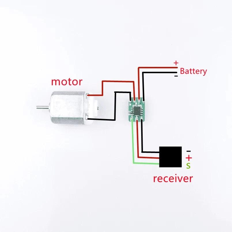 S-Way 5A アンプ ESC ブラシモーター用 超軽量スピードコントローラー