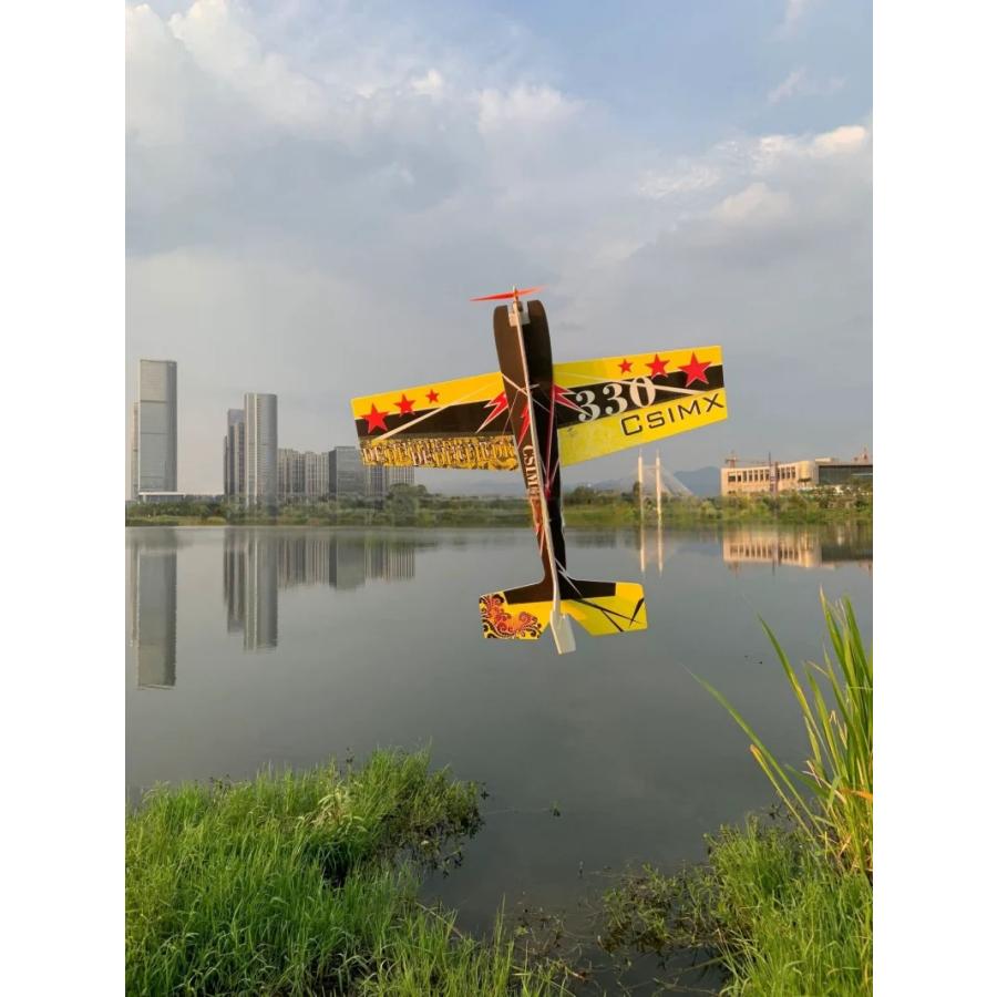 黄色 3D Mercury Fixed-wing Aerobatic Magic Board Plane Rc Airplane