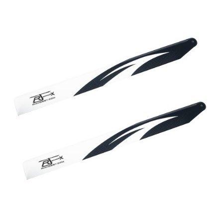 RJX 380mm カーボン ローター ブレード 白☆ホビーショップ青空