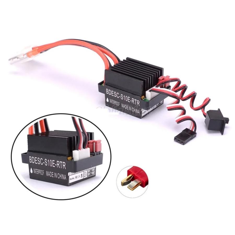 BDESC 320A アンプ ESC ブラシモーター用 カー用 Tコネクタースピード