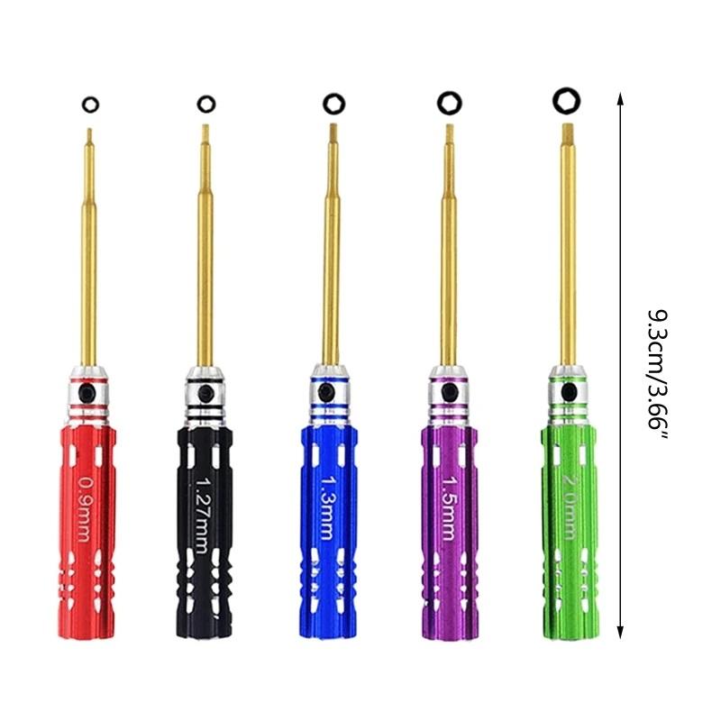 ミニ 六角 レンチ ドライバー セット 0.9mm 1.27mm 1.3mm1.5mm 2.0mm