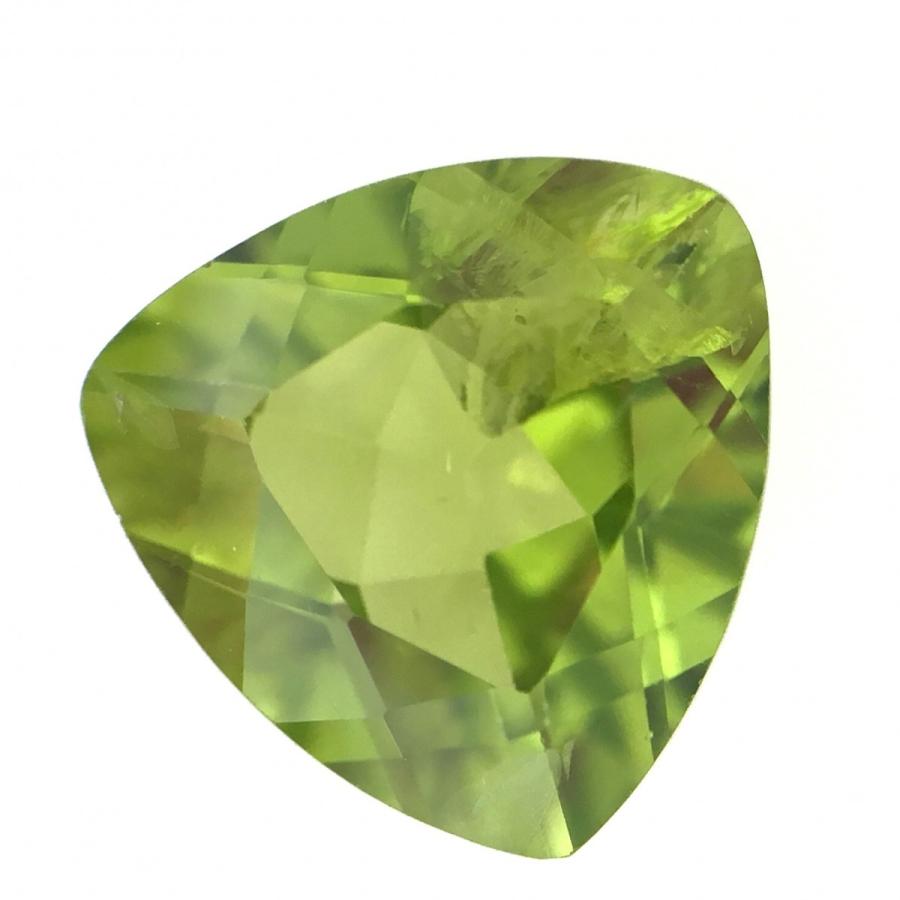 送料無料]ペリドット ルース トリリアントカット 2.572ct 