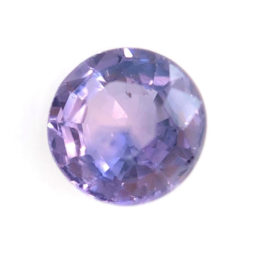 バイオレットサファイア　ルース 送料無料]バイオレットサファイア ルース ラウンドカット 0.571ct