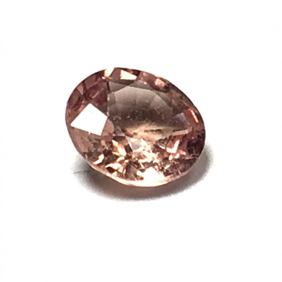 オレンジサファイア ルース ラウンドカット 0.626ct 送料無料 