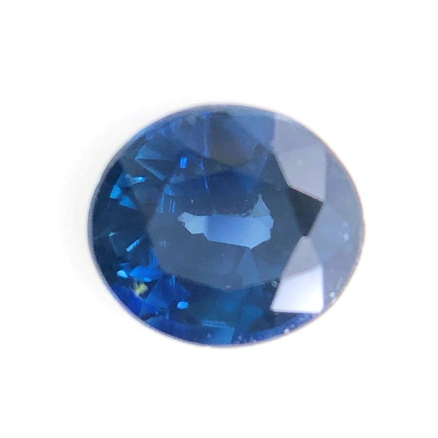 送料無料]ブルーサファイア ルース オーバルミックスカット 0.442ct 