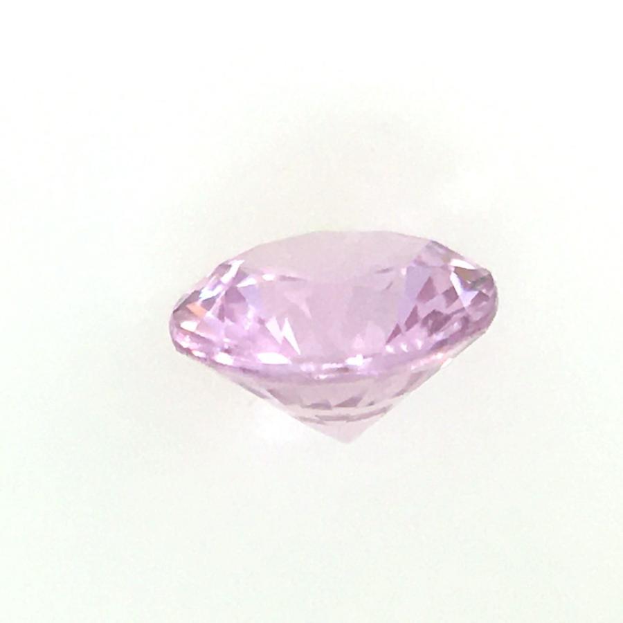 送料無料]ピンクサファイア ルース ラウンドカット 0.31ct クロネコ 