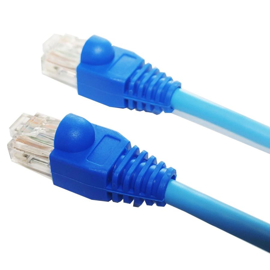 LANケーブル コネクタ カバー キャップ lanコネクタ ブーツ 100個セット RJ45コネクタ カバー モジュラーカバー 8極8芯 保護キャップ(青) (100個入り)｜hs-tushin-store｜05