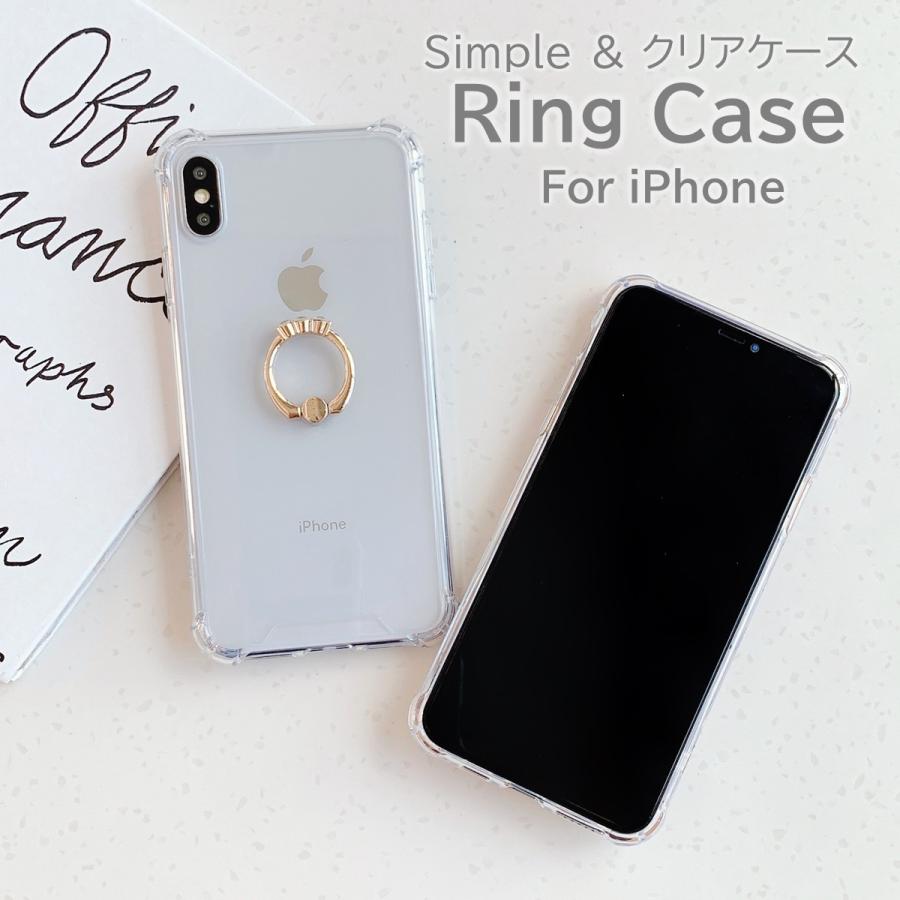 iPhone用透明ソフトケース マグネットリング付き 6bbe2956f76fb8284e4797dbf63ce2