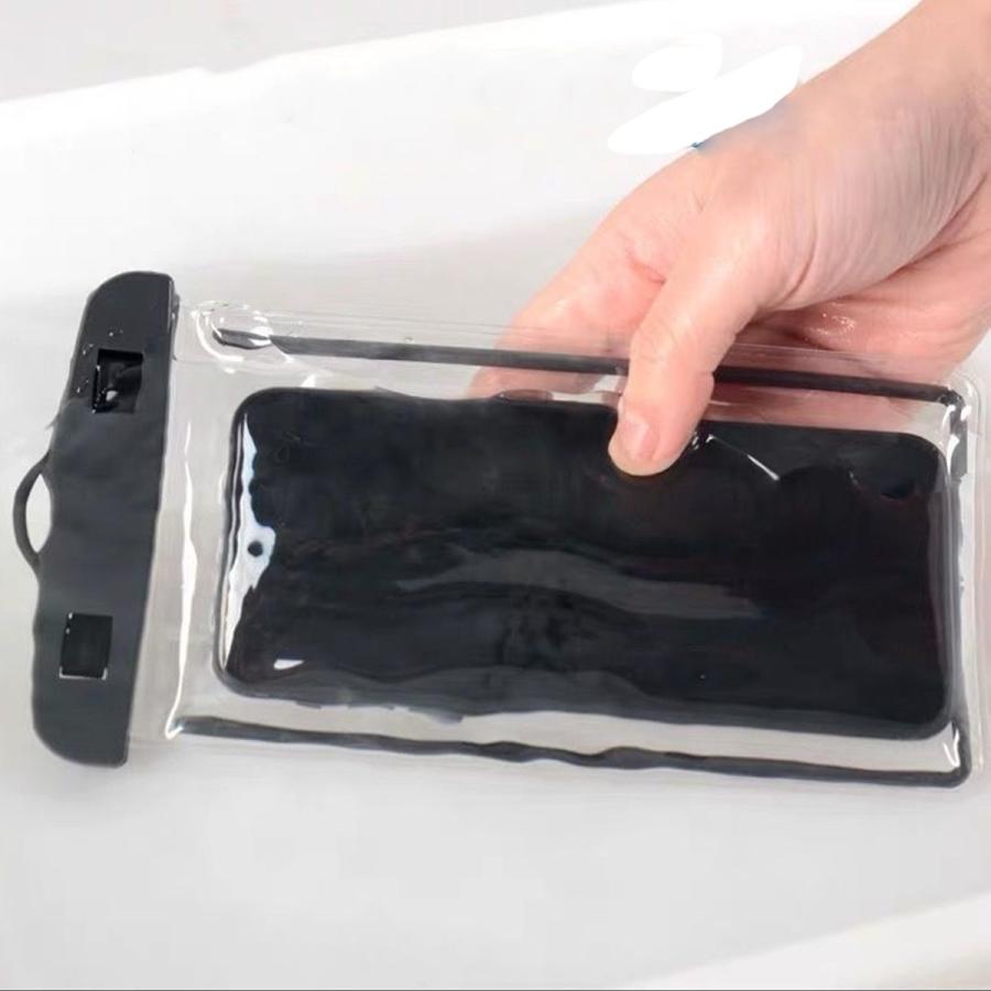 防水ケース 2個セット iphone スマホ IPX8防水 6.5インチ以下機種対応 指紋/Face ID認証 ネックストラップ&アームバンド付き 完全防水 水中撮影 海水浴｜hs-tushin-store｜05