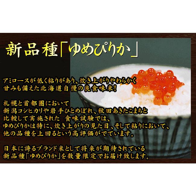 令和7年産 5kg×2 北海道産 ゆめぴりか 10kg 精白米 白米  送料無料 特Aの画像