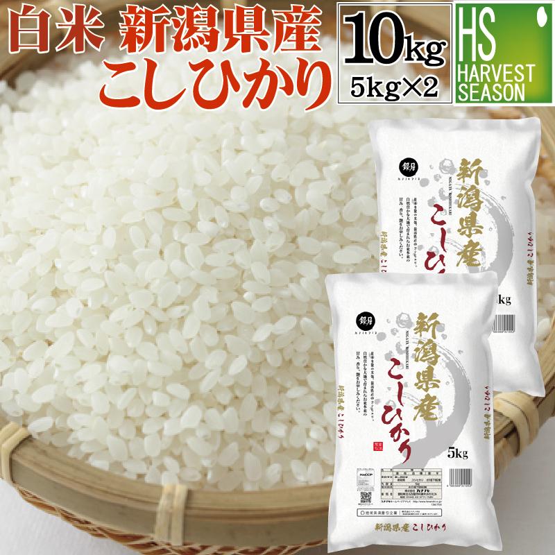コシヒカリ 令和6年産 新潟県産 10kg 5kg×2袋 米 精白米 白米 コシヒカリ 令和6年産 新潟県産 10kg 5kg×2袋 米 精白米 白米