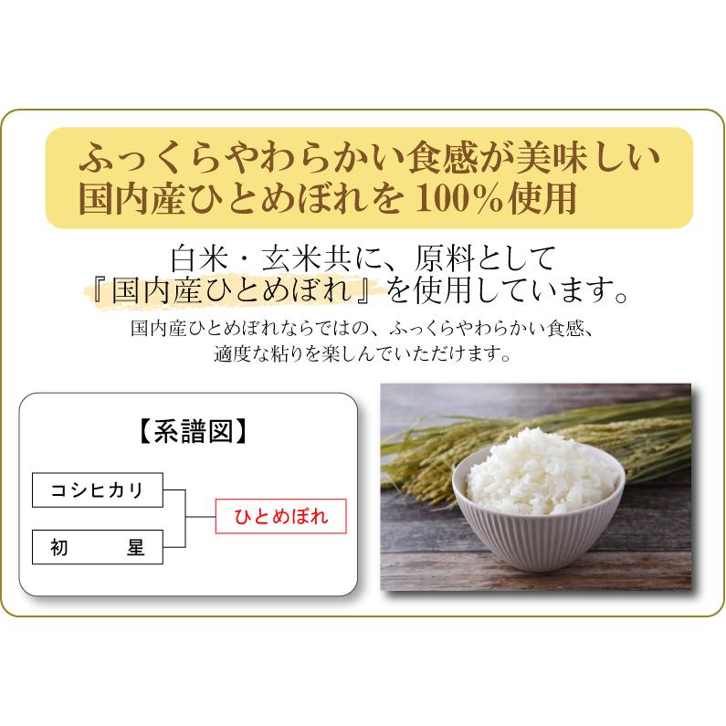 令和7年産 無洗米 玄白飯 2合(300g)×1袋 ひとめぼれ メール便送料込