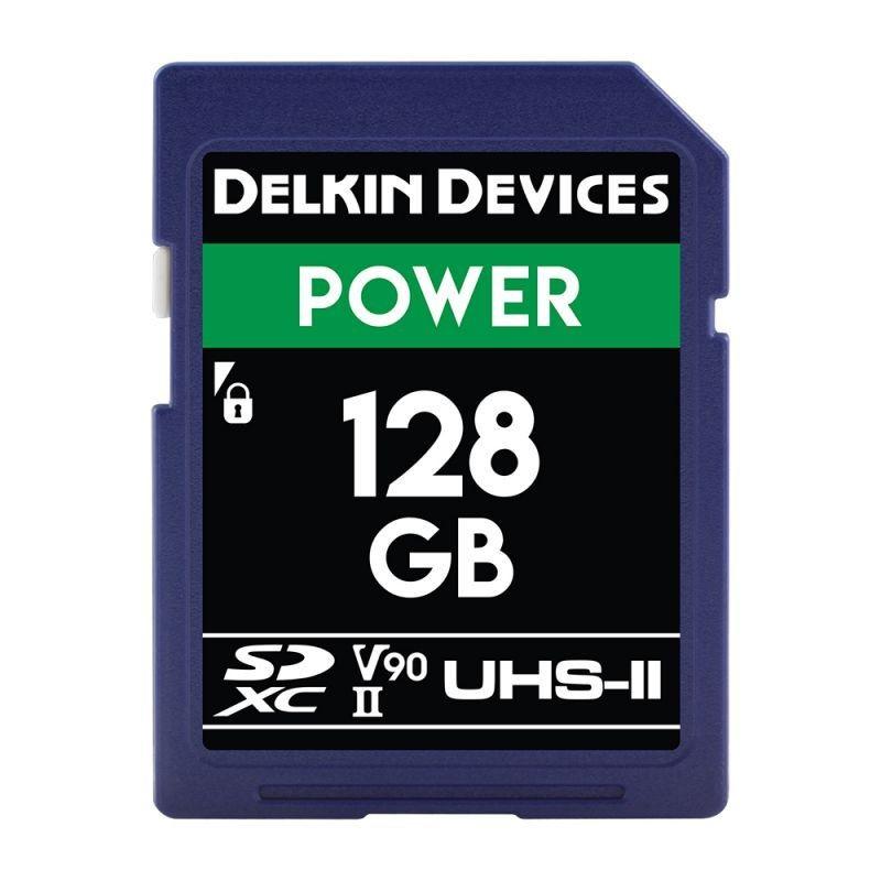 Delkin 128GB Power 2000X SDXC UHS-II (U3 V90) SDカード [DDSDG2000128]