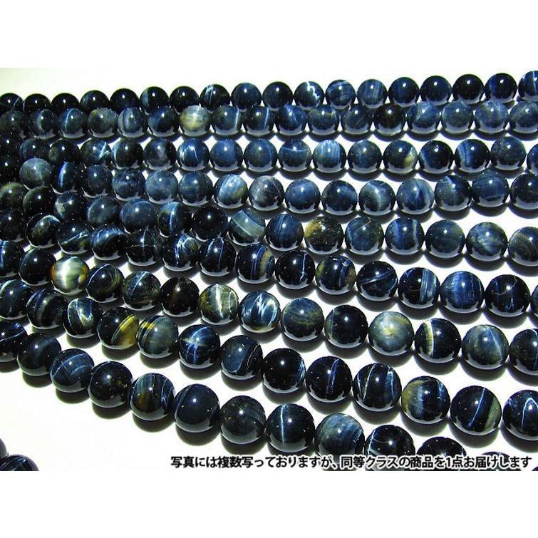 パワーストーン 天然石 シルバータイガーアイ一連18mm h48-3 : H.S.K