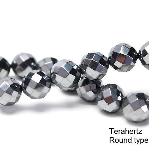 パワーストーン 天然石 テラヘルツ鉱石 ブレスレット 64面ミラーカット