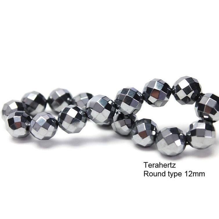 スーパーパワーブレスレット希少なアルタイ隕石12mmテラヘルツ丸鉱石C
