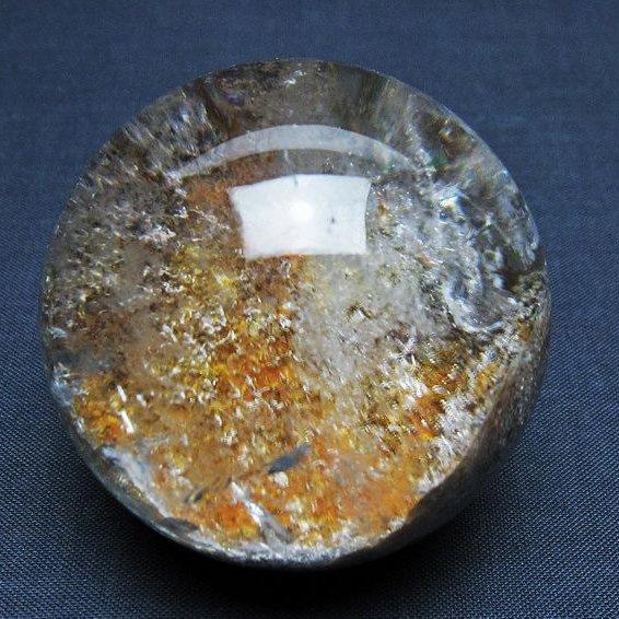 パワーストーン 天然石 ガーデンクォーツ（庭園水晶）丸玉 52mm t100
