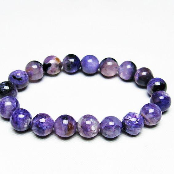 パワーストーン 天然石 チャロアイトブレスレット11mm t24-8775